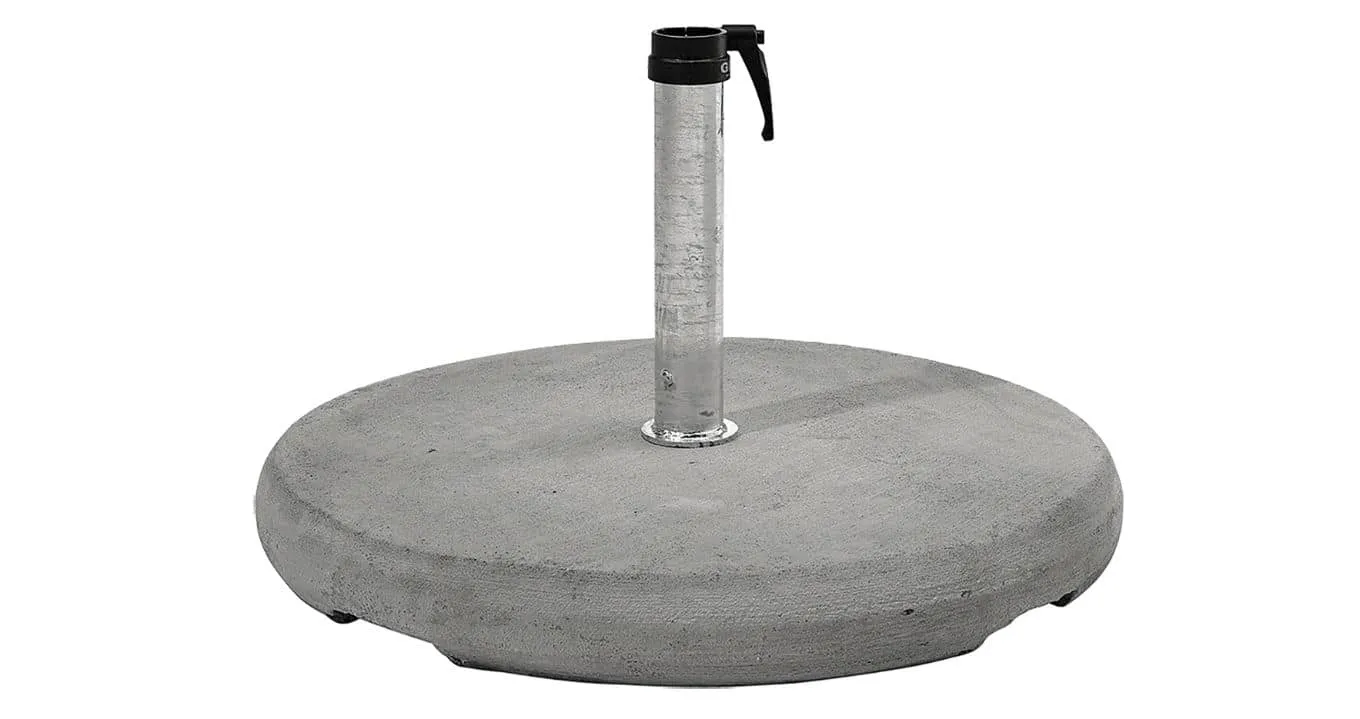Concrete umbrella base
