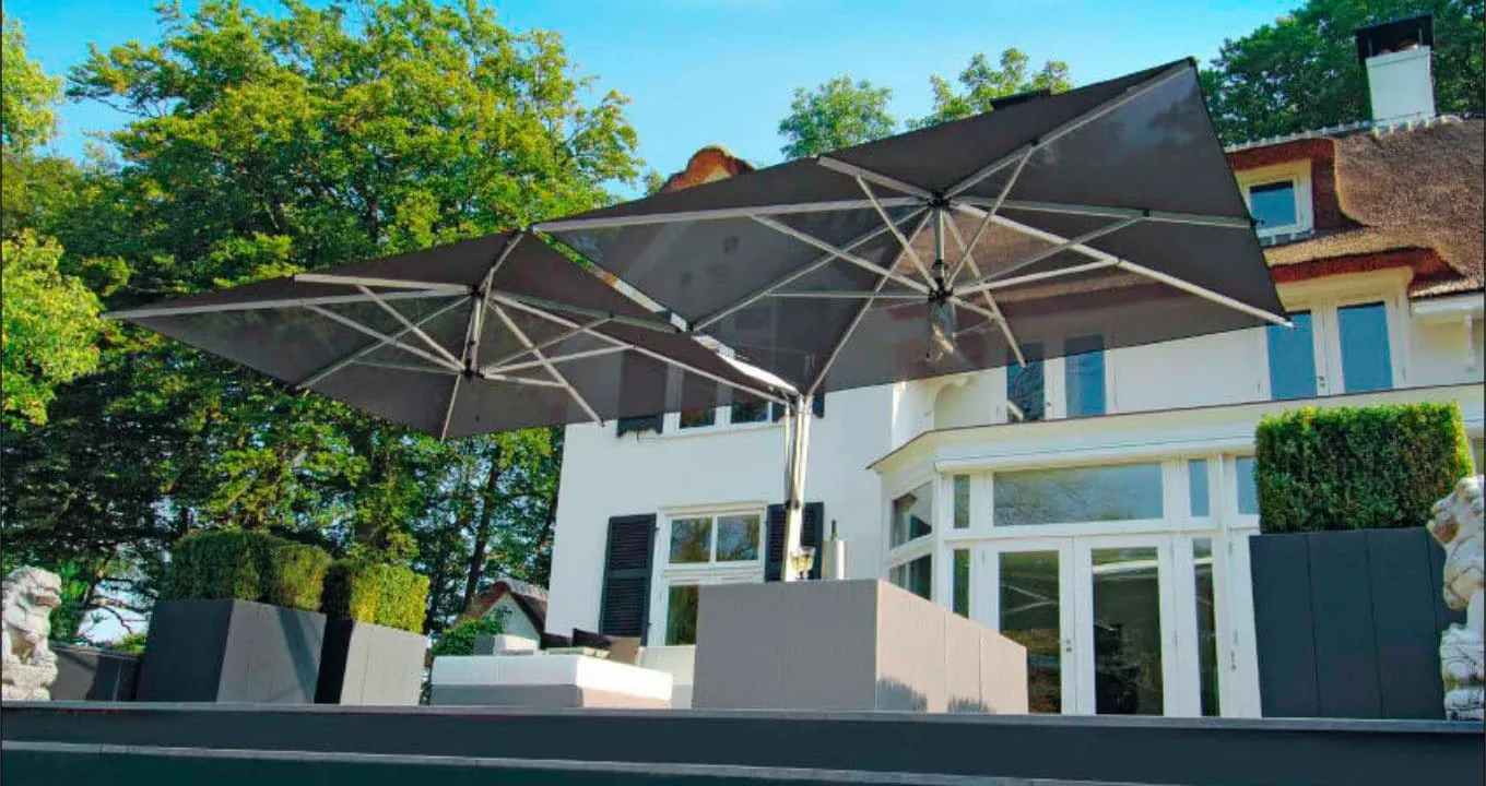 Doppio Double Canopy umbrella