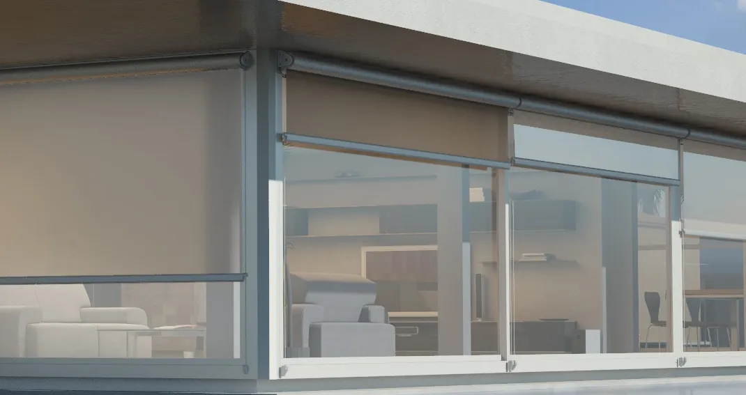 Maxiscreenbox outdoor blind