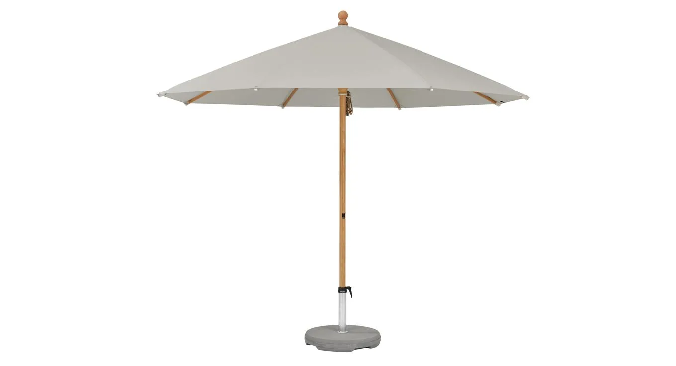 Piazzino umbrella with round canopy