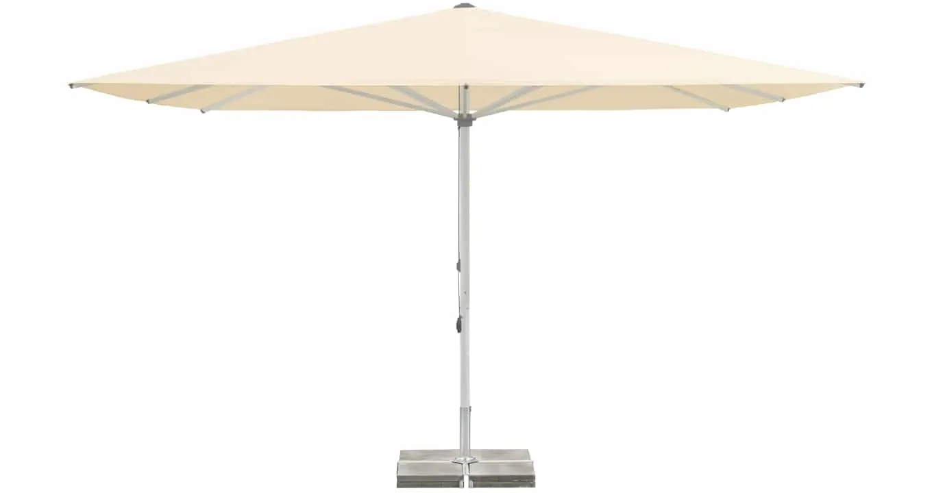 Gastrofit umbrella with ecru canopy
