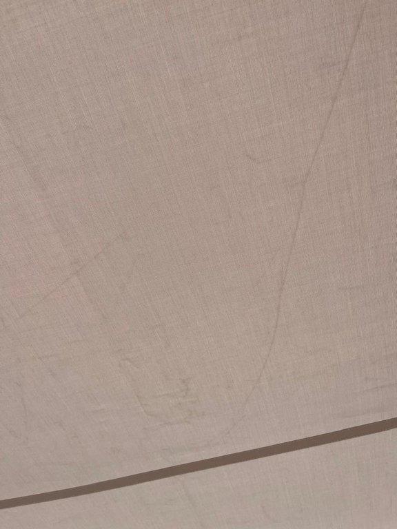 Fold marks on a canopy