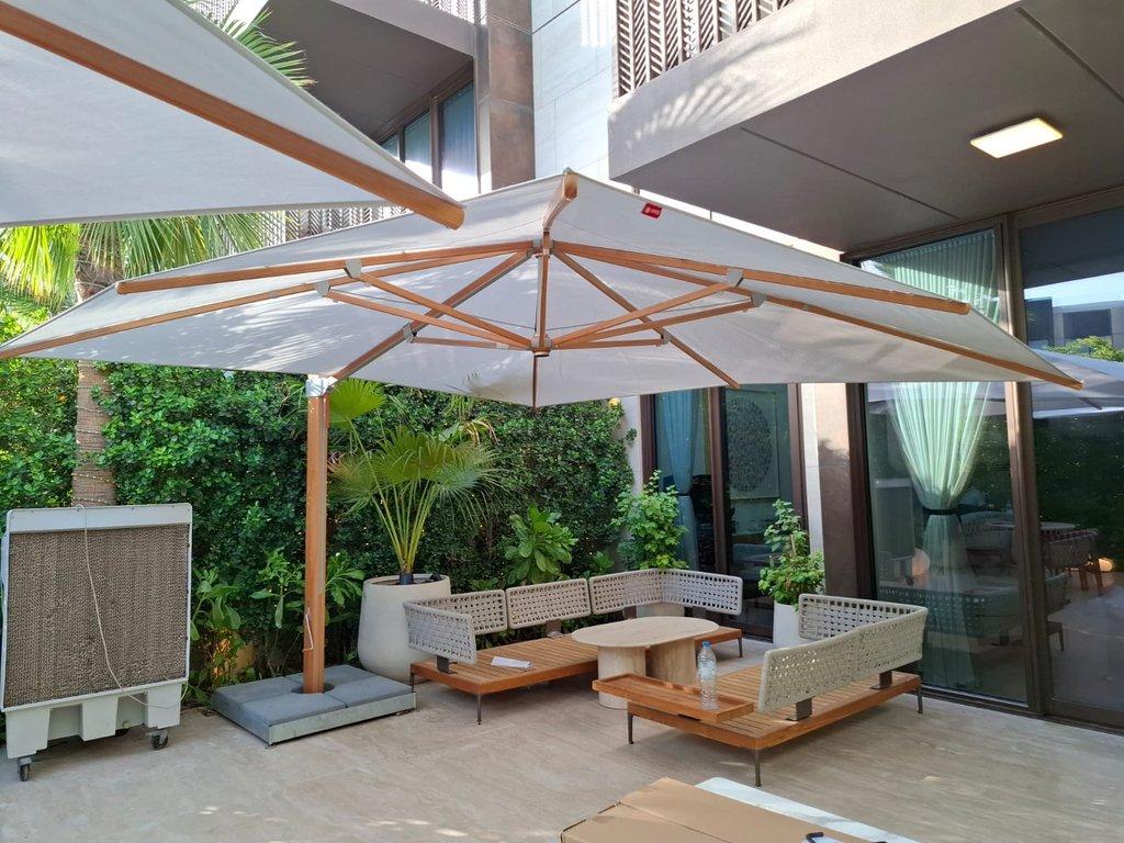 Aura Umbrellas Installed for a Private Residence - 1