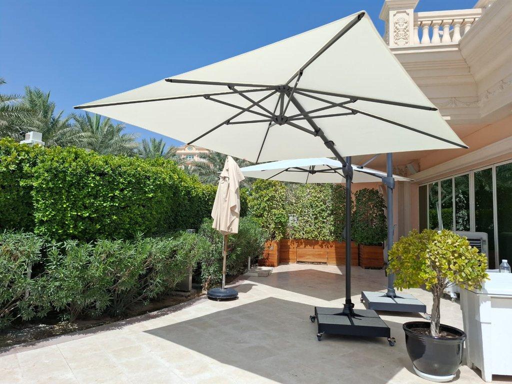 Fortano Umbrellas Installed at Raffles the Palm - 1