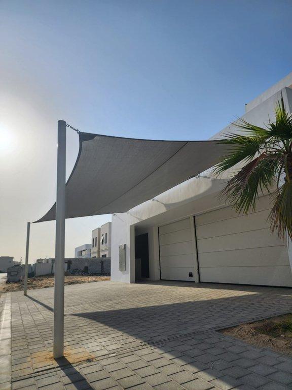 Tensioned Shade sail for Carport in Al Khawaneej - 1