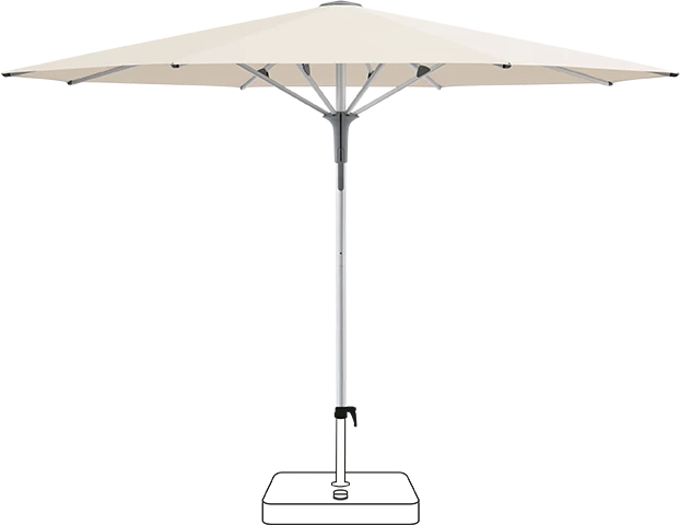 Glatz Fortero centre pole umbrella